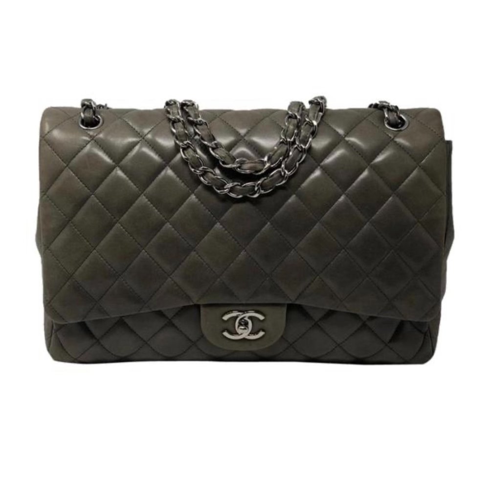 *****SOLD*****Chanel Jumbo Single Flap Gray Lambsk